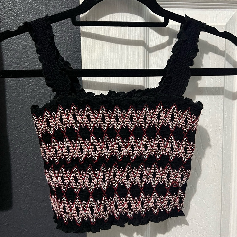 black tank top